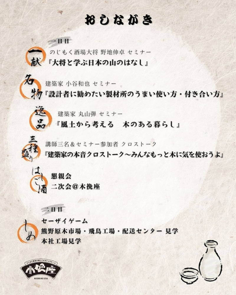 のじもくリアル酒場02-おしながき